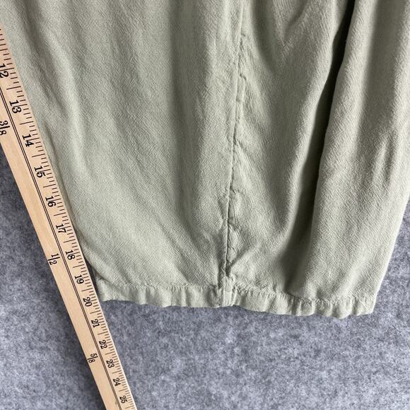 Free People Quinn Pants Womens Small Sage Green Harem Slouchy Wide Leg Boho - Picture 6 of 16